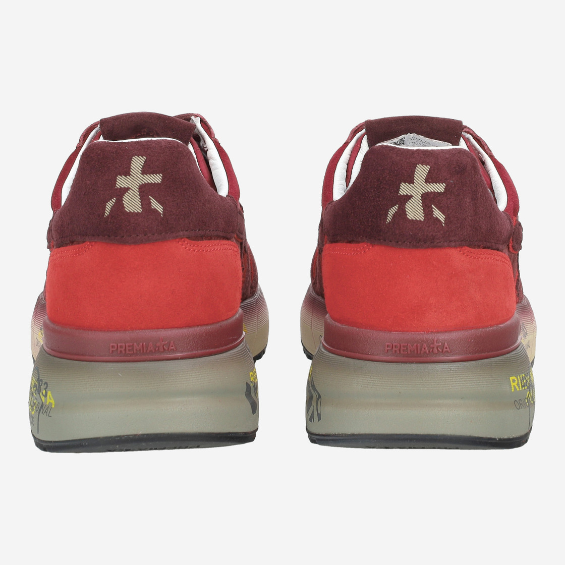 Premiata MICK - Rot - Seitenansicht