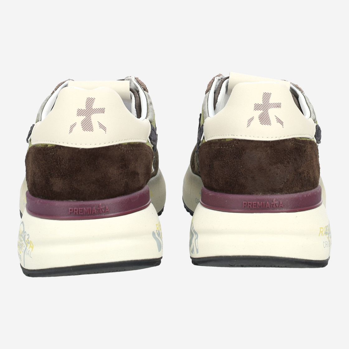 Premiata MICK - Grün kombiniert - Seitenansicht