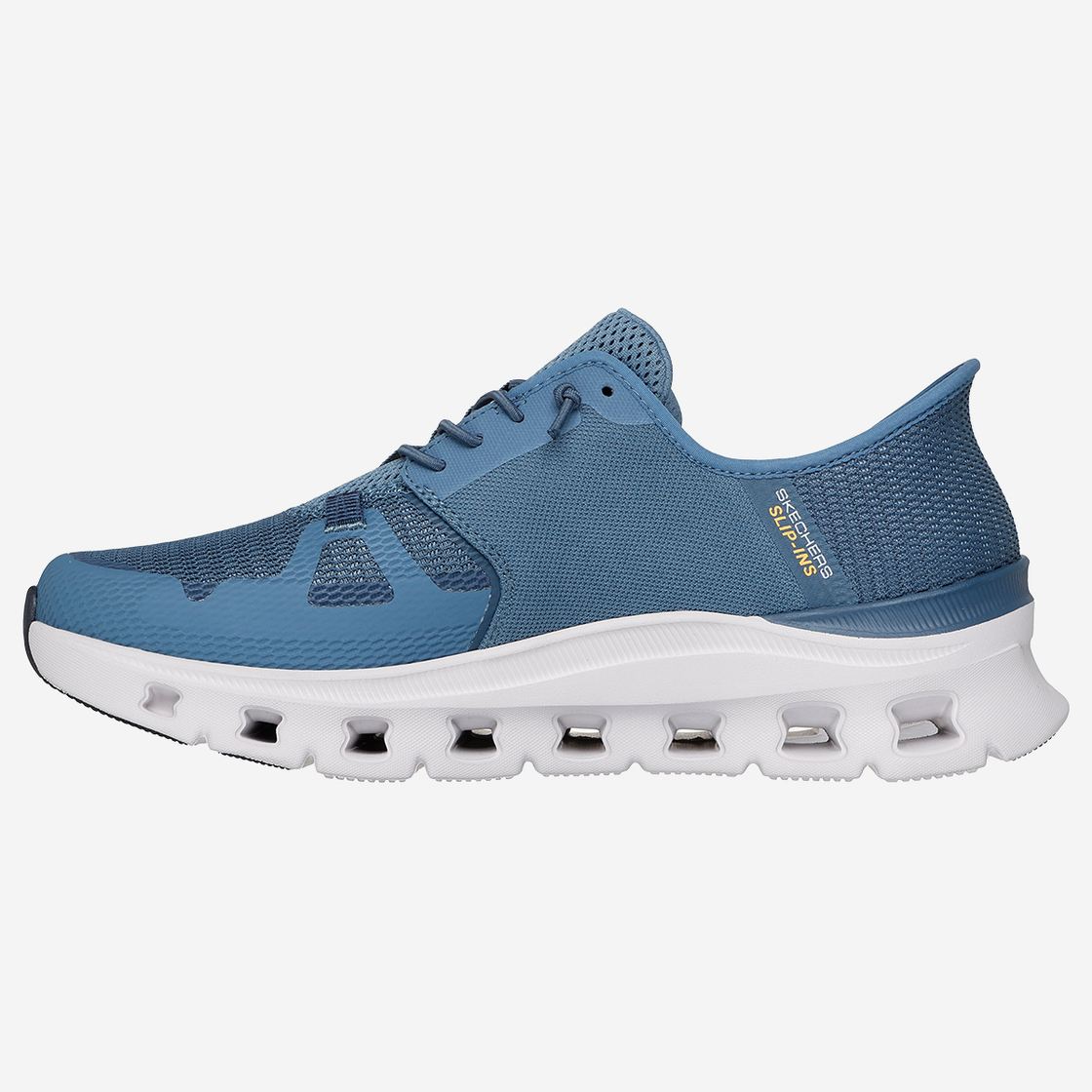 Skechers GLIDE STEP PRO - Blau - Seitenansicht