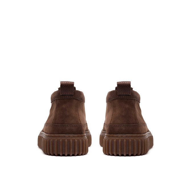 Clarks Torhill LaceHi - Braun - Seitenansicht