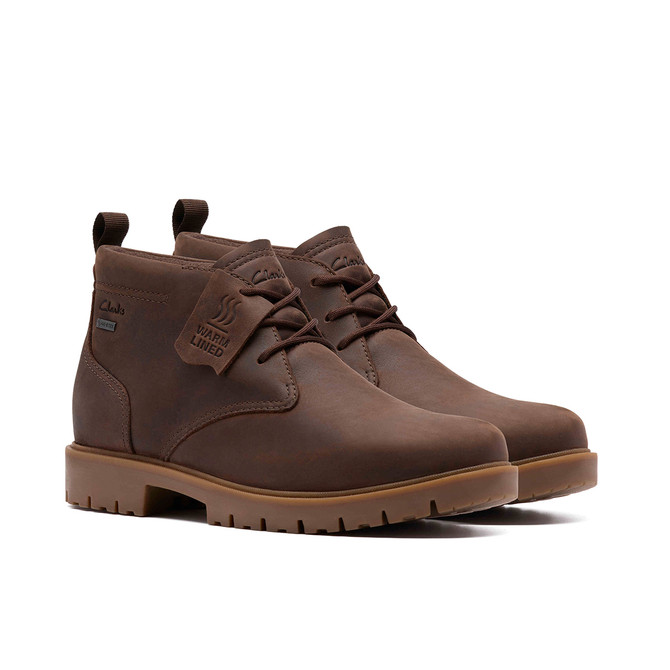 Clarks Berhill MidGTX - Braun - Seitenansicht