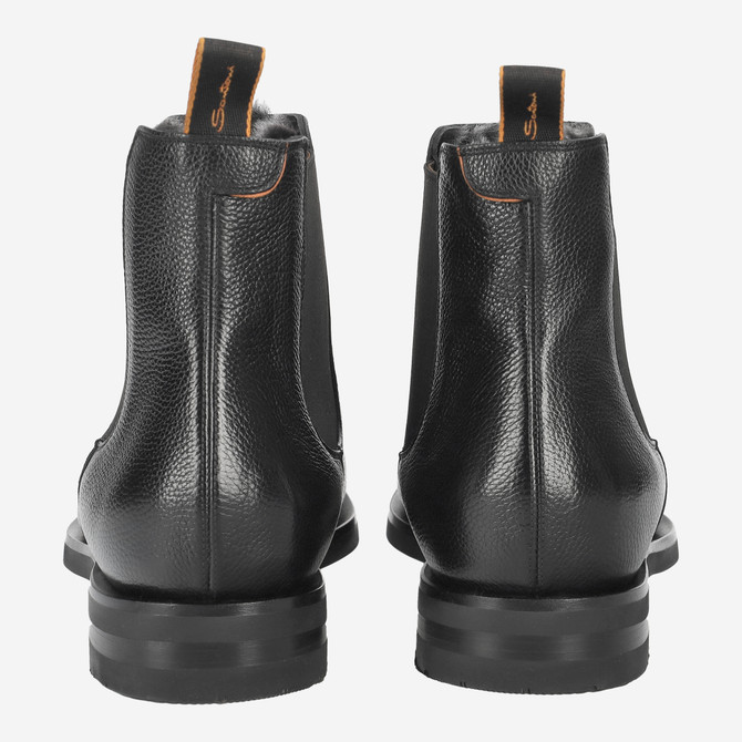 Santoni 17838 N01 - Schwarz - Seitenansicht