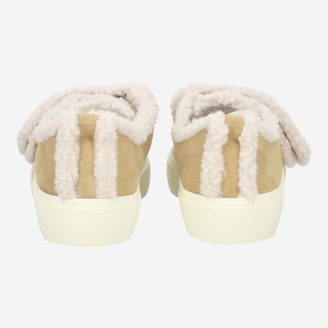 INUIKII SHEARLING LOW VELCRO - Braun - Seitenansicht