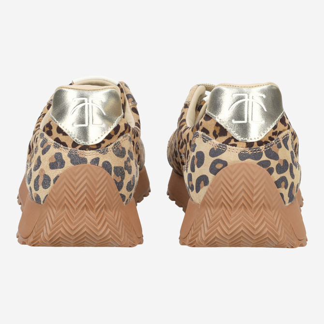 Candice Cooper PLUME 5 - Braun / Leo-Look - Seitenansicht