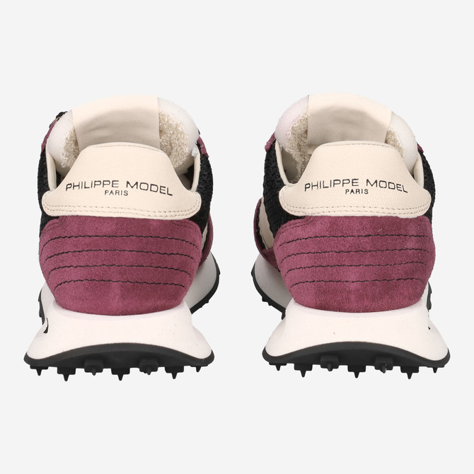 Philippe Model TOUR LOW - Rot, kombiniert - Seitenansicht