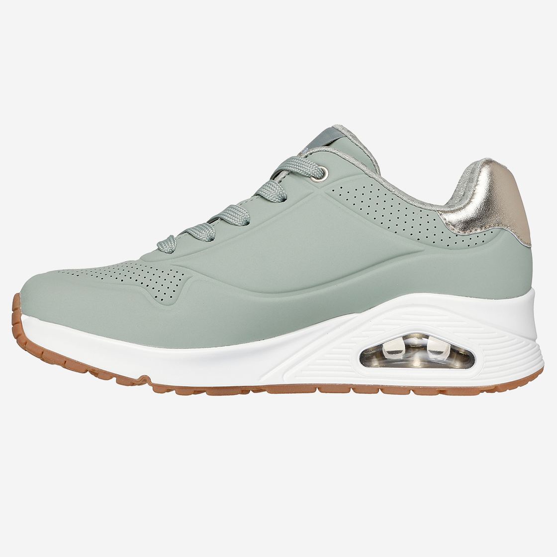 Skechers UNO - GOLDEN AIR - Grün - Seitenansicht