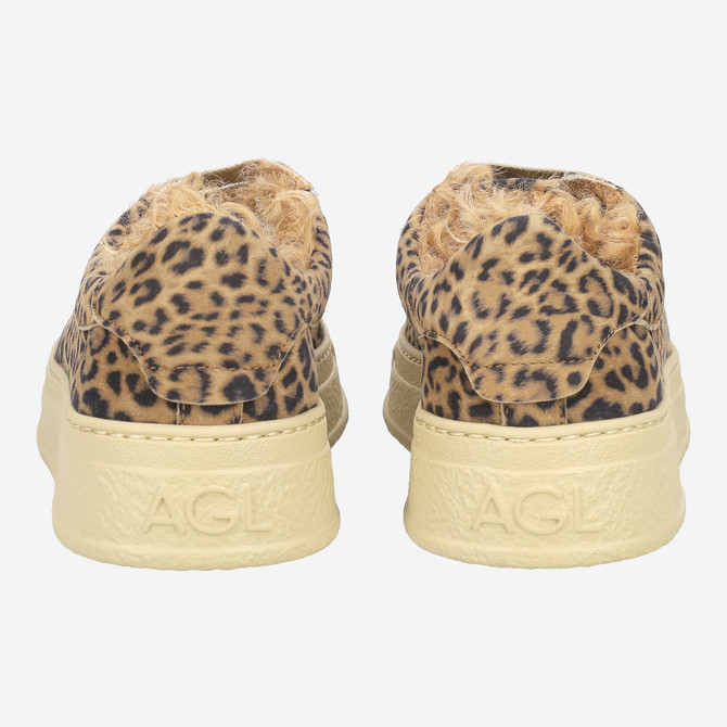 Attilio Giusti GIULY SOFT - Braun / Leo-Look - Seitenansicht