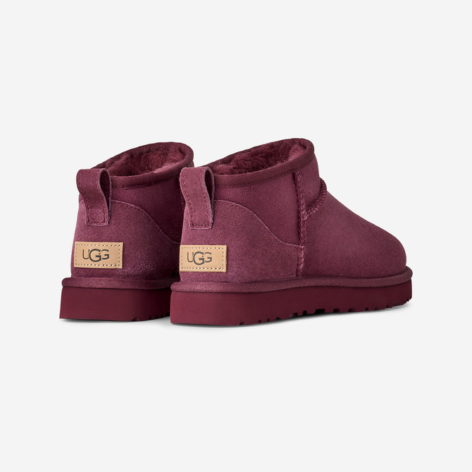 UGG australia CLASSIC ULTRA MINI - Rot - Seitenansicht