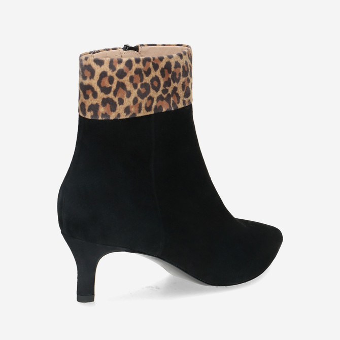  75322 - Schwarz / Leo-Look - Seitenansicht