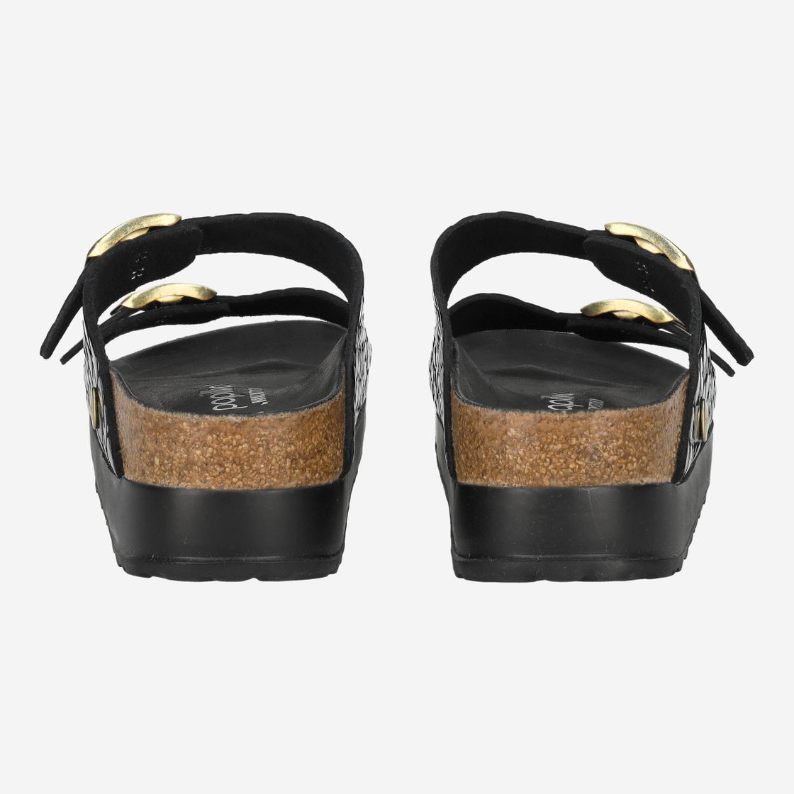 birkenstock ARIZONA PAP FLEXPLATFORM - Schwarz - Seitenansicht