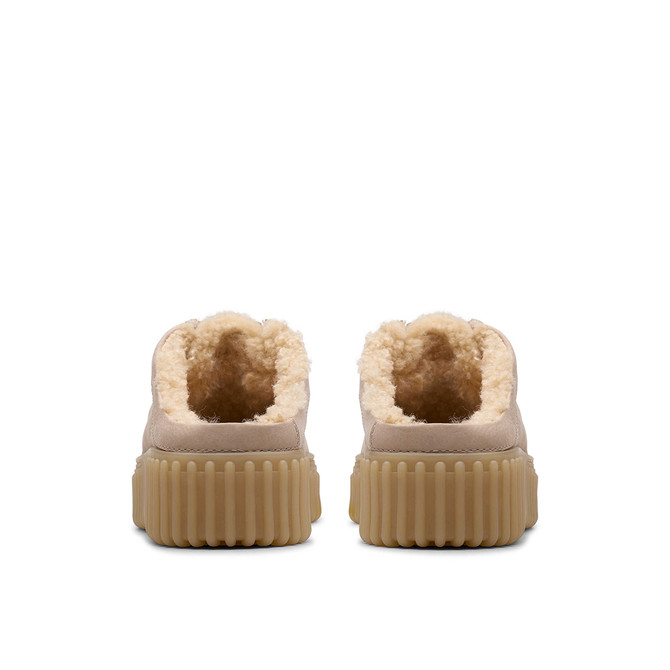 Clarks Torhill Mule - Beige - Seitenansicht