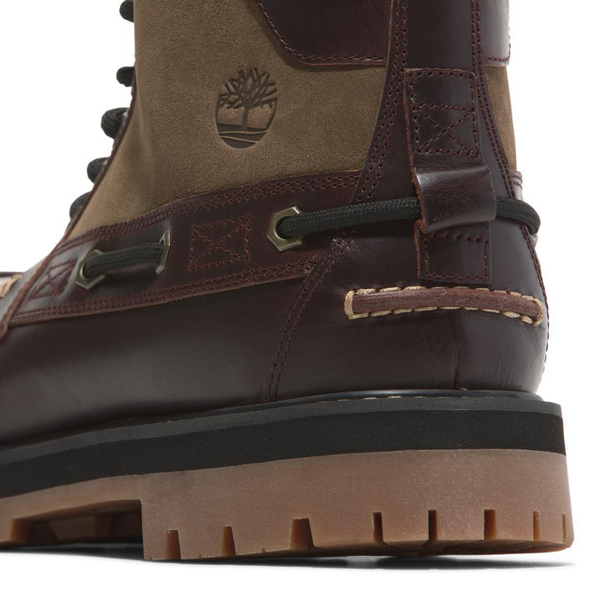 Timberland A697H BRITTON ROAD MID LACE UP - Rot, dunkel