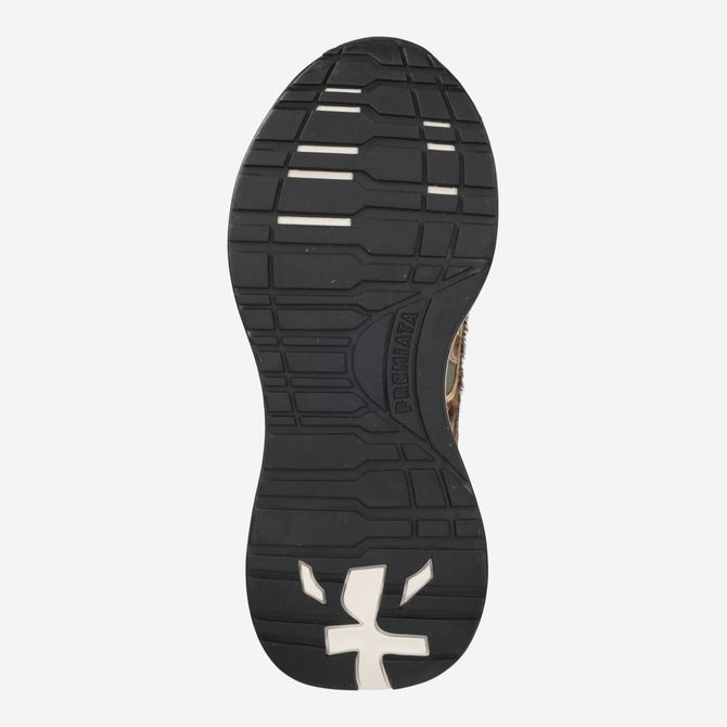 Premiata LAURYN - Grün / Leo-Look - Draufsicht