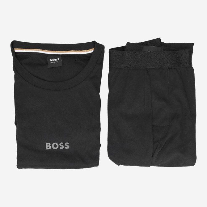 Boss Xmas Long Set - Schwarz - Draufsicht
