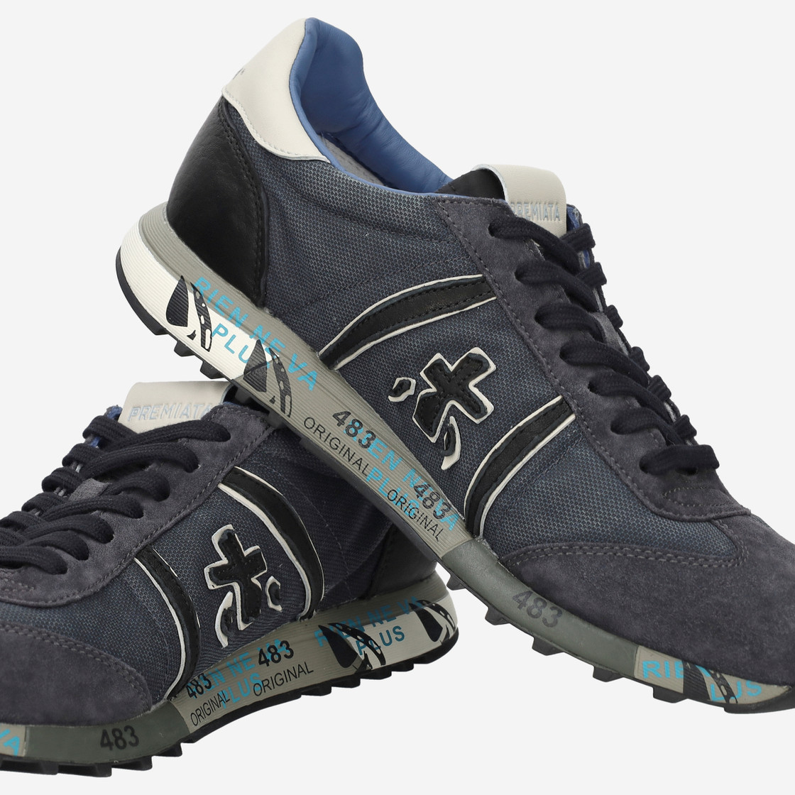 Premiata LUCY - Grau / Blau - Sonderbild