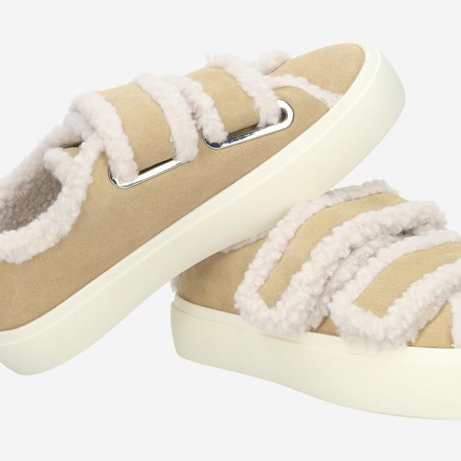 INUIKII SHEARLING LOW VELCRO - Braun - Sonderbild