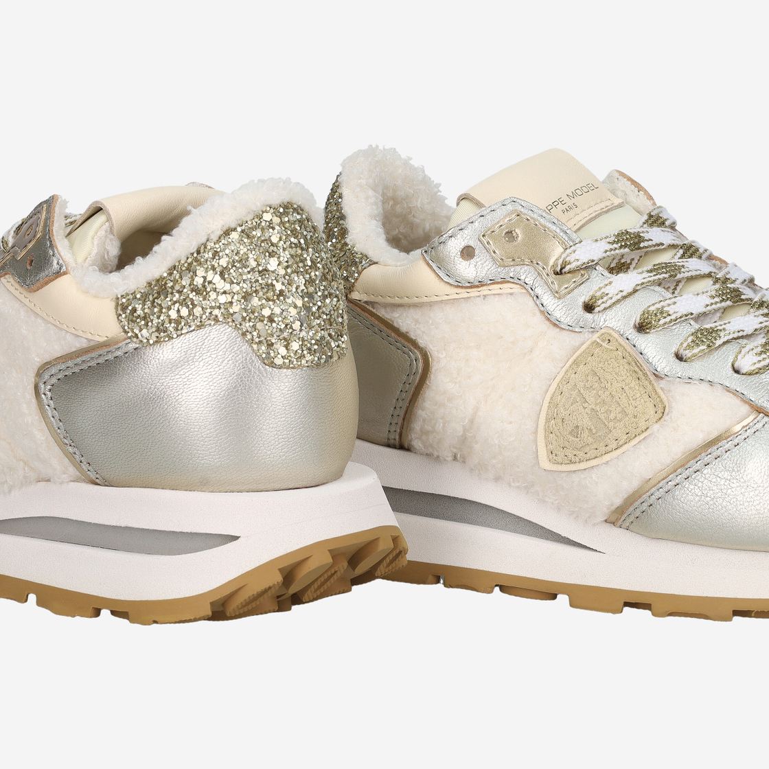 Philippe Model TROPEZ HAUTE LOW - Silber - Sonderbild