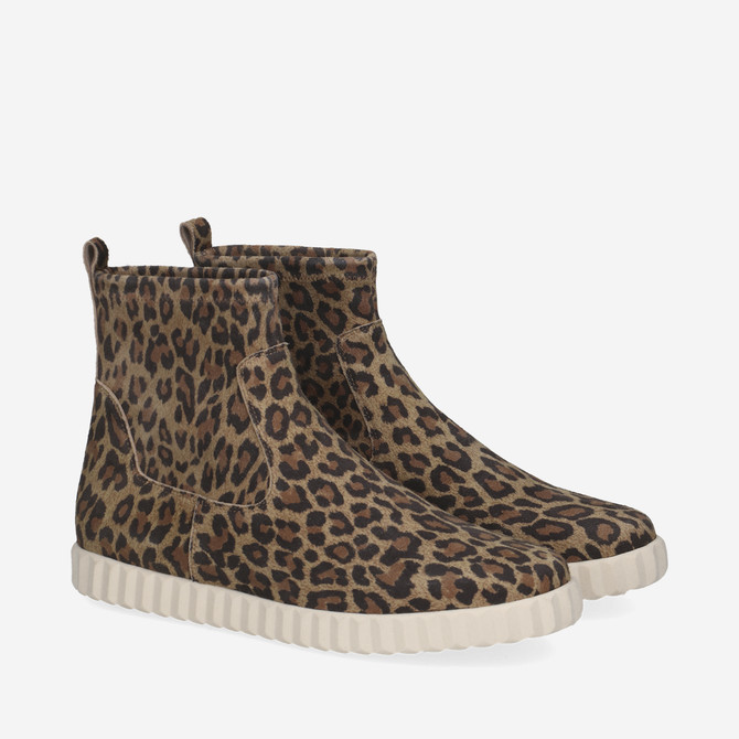  75337 LEDER STRETCH - Braun / Leo-Look - Sonderbild