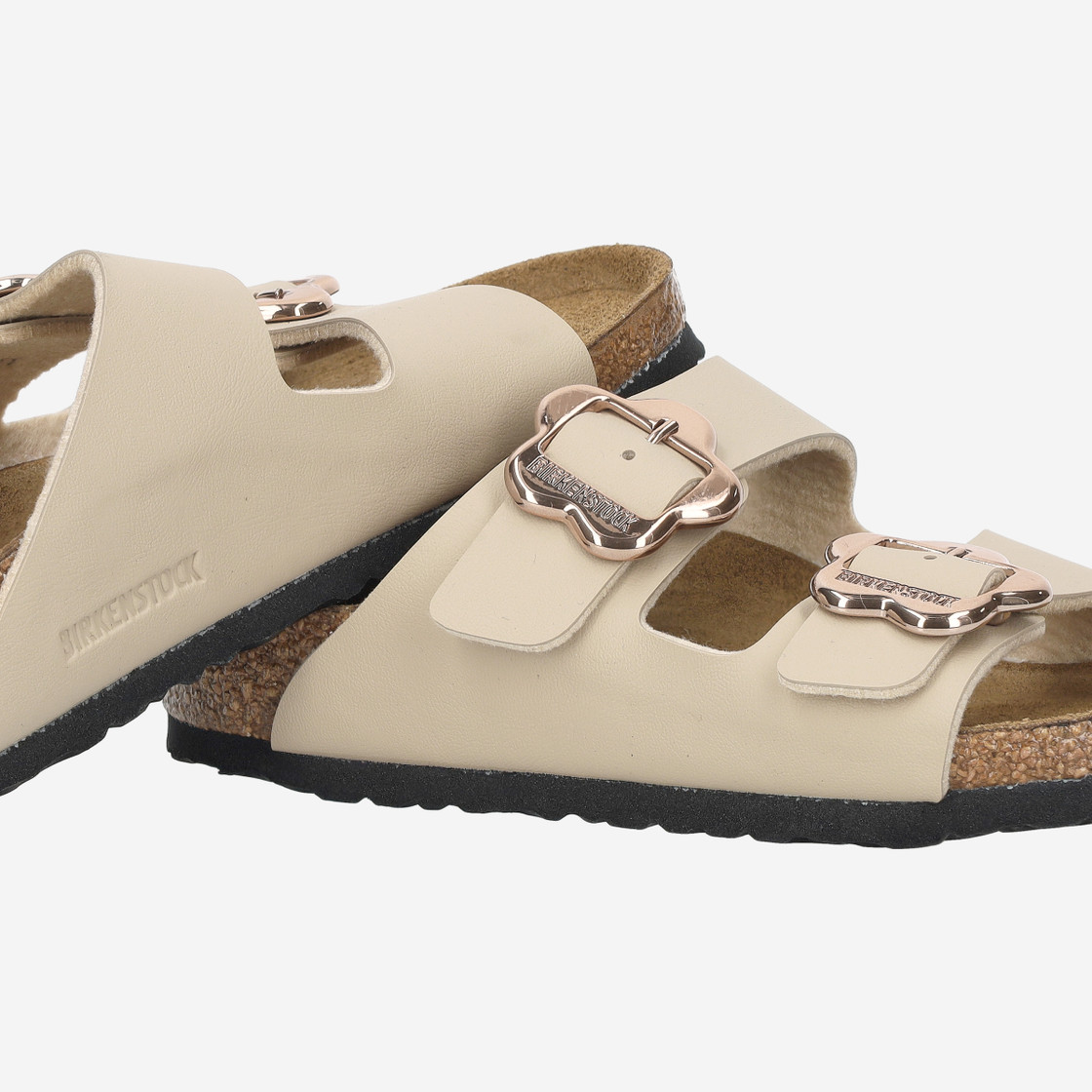 birkenstock ARIZONA FLOWER BUCKLE - Beige - Sonderbild