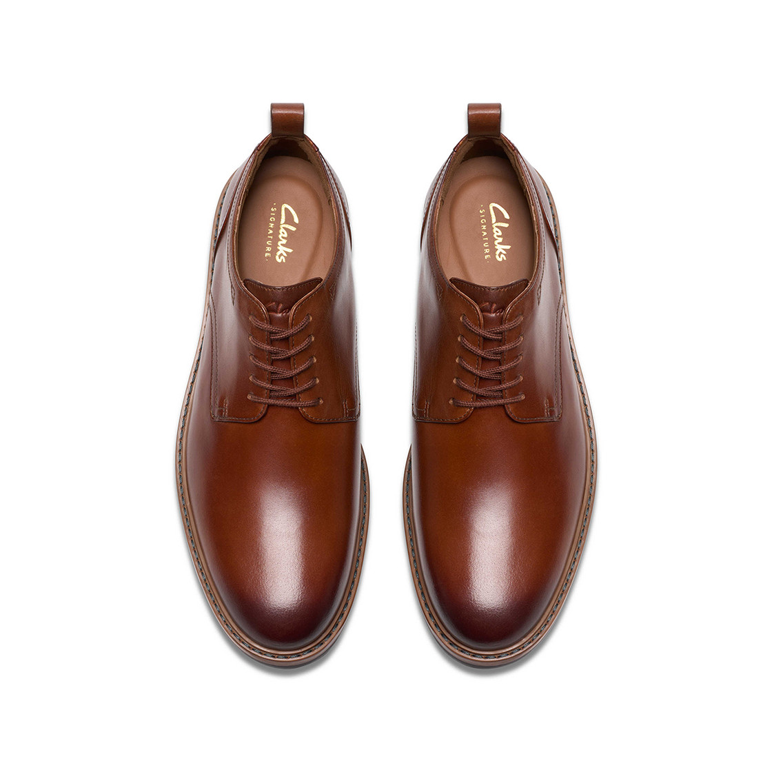 Clarks Aldwin Lace - Braun - Sohle