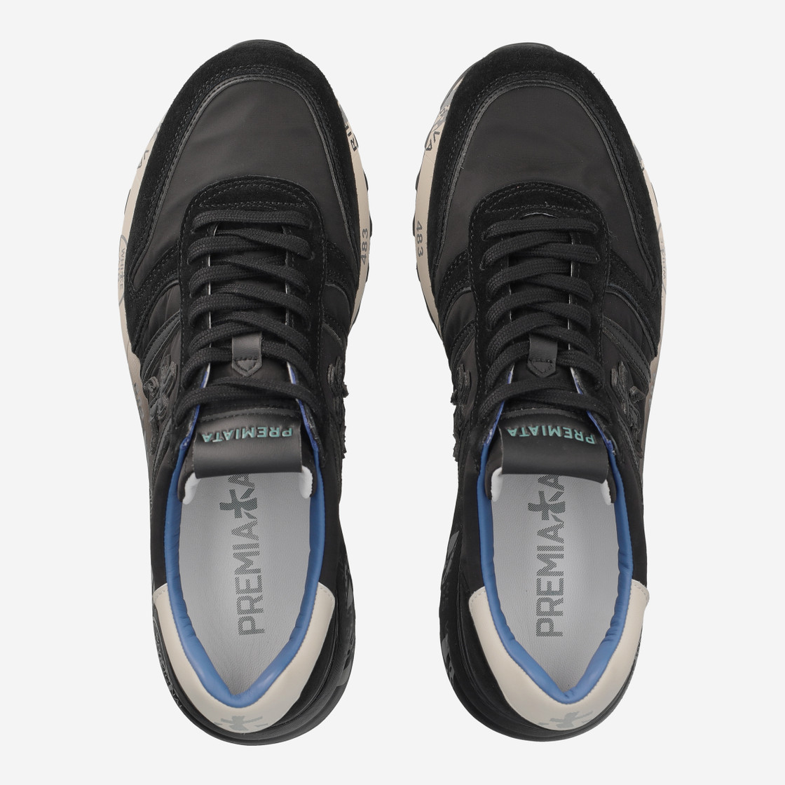 Premiata LANDER - Schwarz - Sohle
