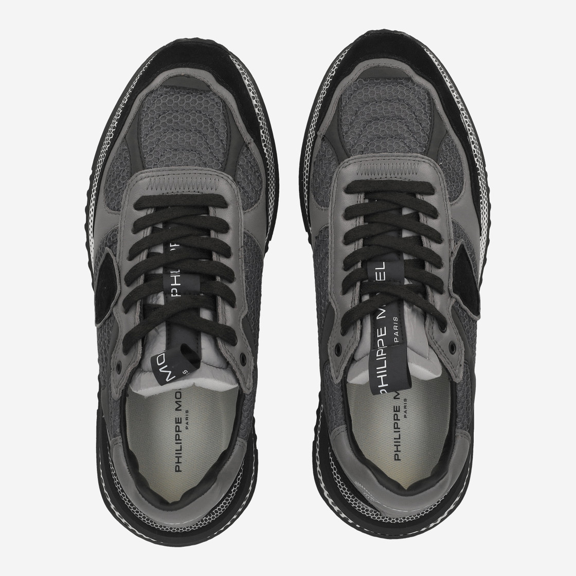 Philippe Model OLYMPIQUE LOW - Schwarz, kombiniert - Sohle
