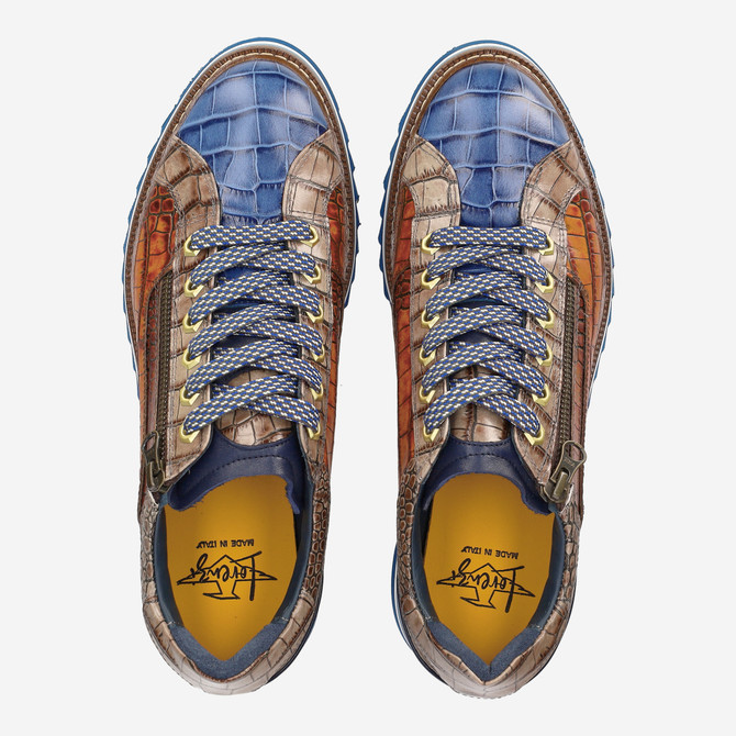 Lorenzi 9634 - Blau / Braun - Sohle