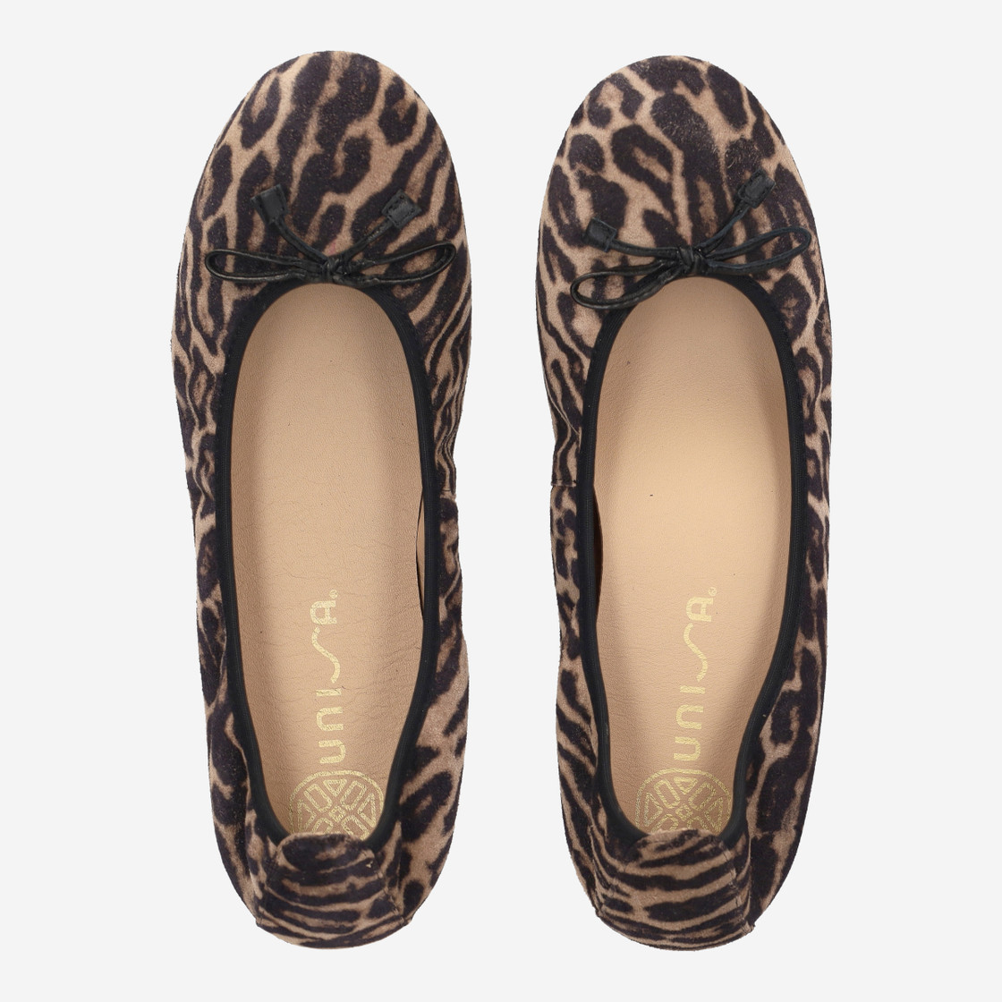 Unisa ACOR - Braun/Leo-Look - Sohle