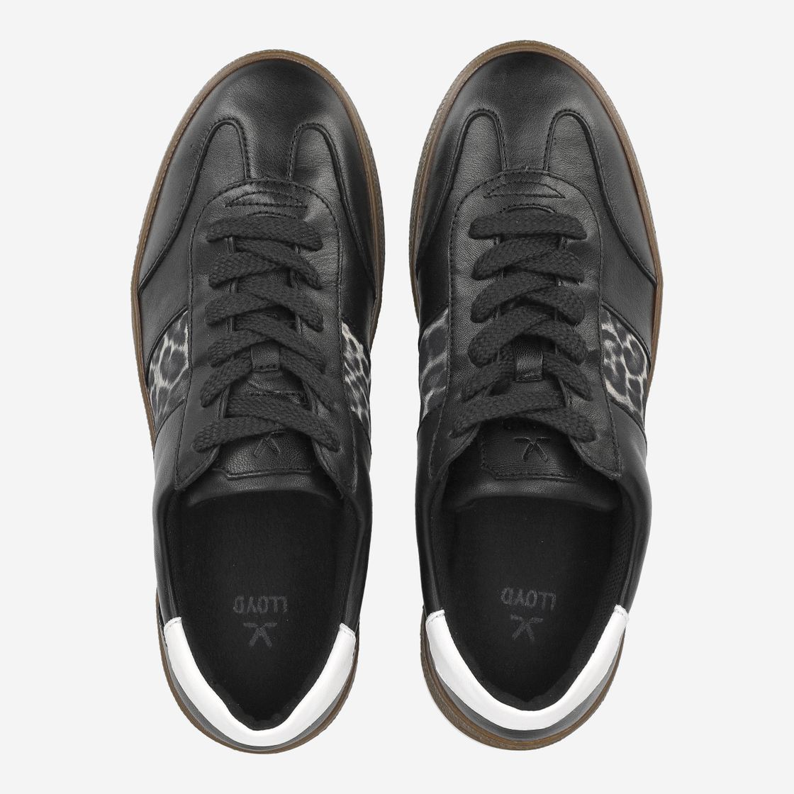 Lloyd ARIA - Schwarz/Leo-Look - Sohle