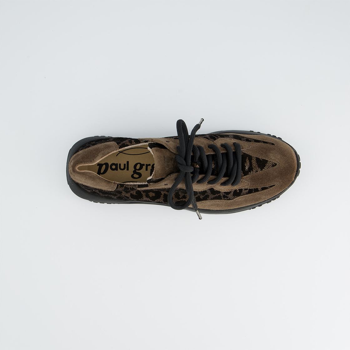 Paul Green 5420-058 - Braun kombiniert (Leo-Look) - Sohle