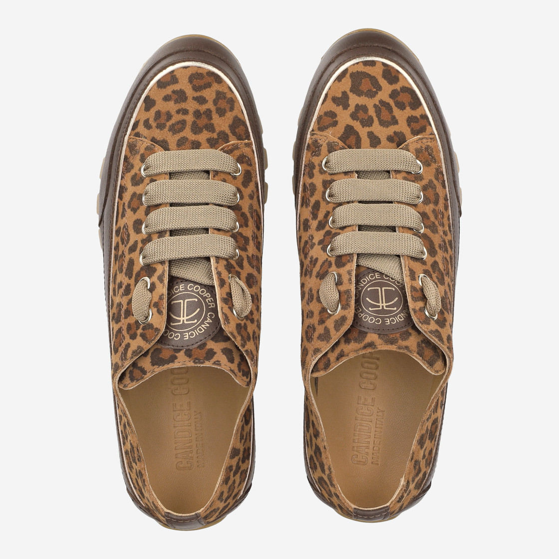 Candice Cooper JANIS STRIP CHIC - Braun / Leo-Look - Sohle