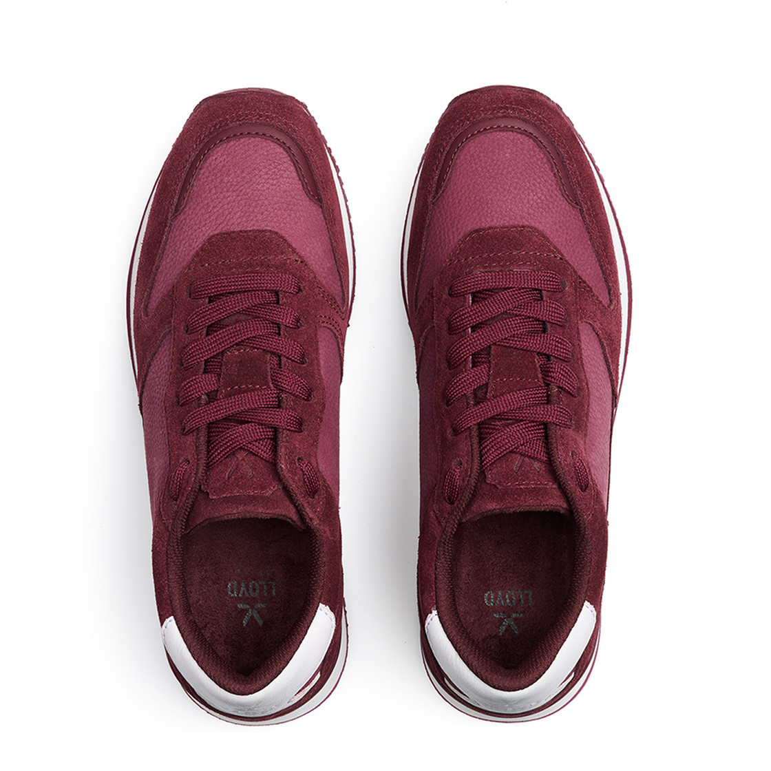 Lloyd SWIFT - Rot (Bordeaux) / Weiß - Sohle