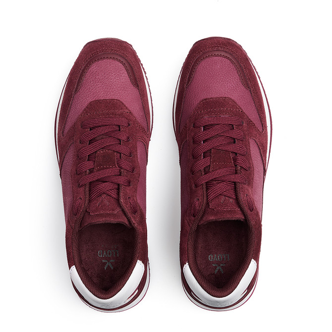 Lloyd SWIFT - Rot (Bordeaux) / Weiß - Sohle