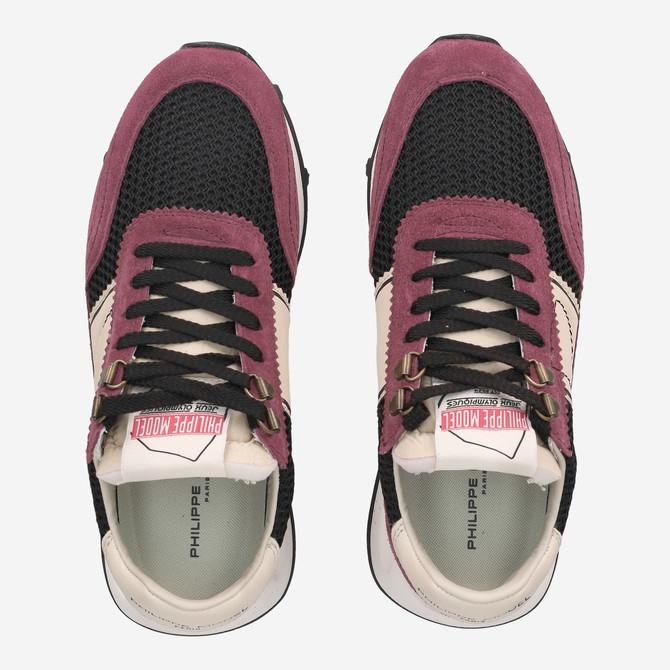 Philippe Model TOUR LOW - Rot, kombiniert - Sohle