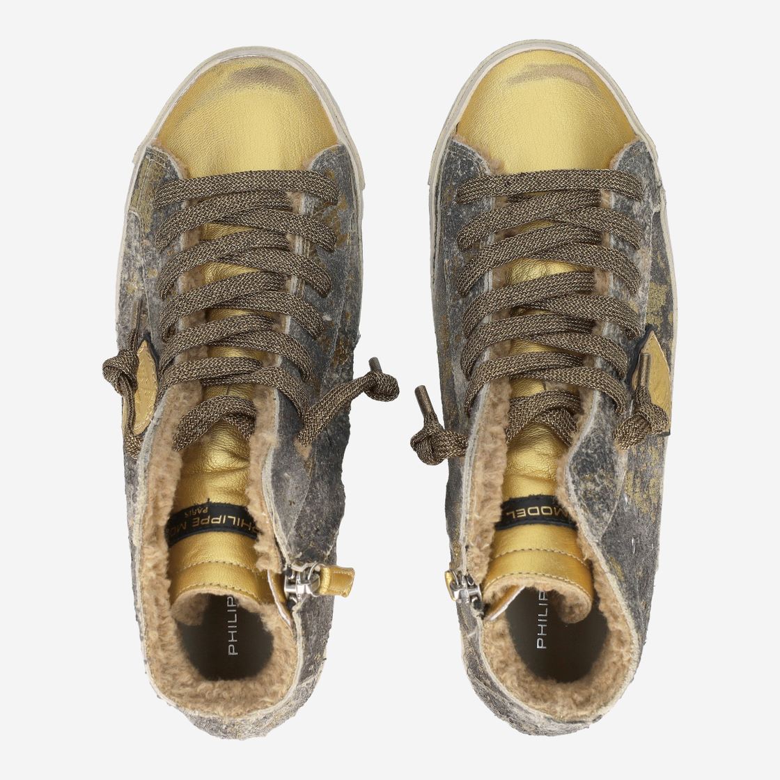 Philippe Model PRSX HIGH - Gold - Sohle