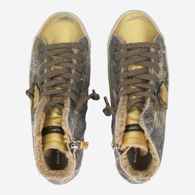 Philippe Model PRSX HIGH - Gold - Sohle