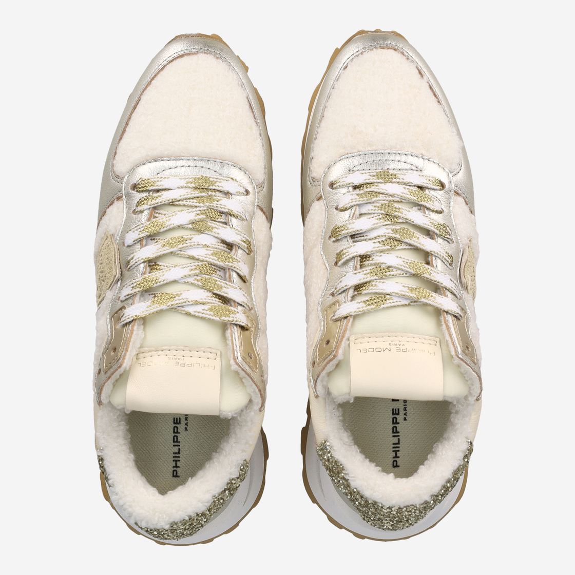 Philippe Model TROPEZ HAUTE LOW - Silber - Sohle