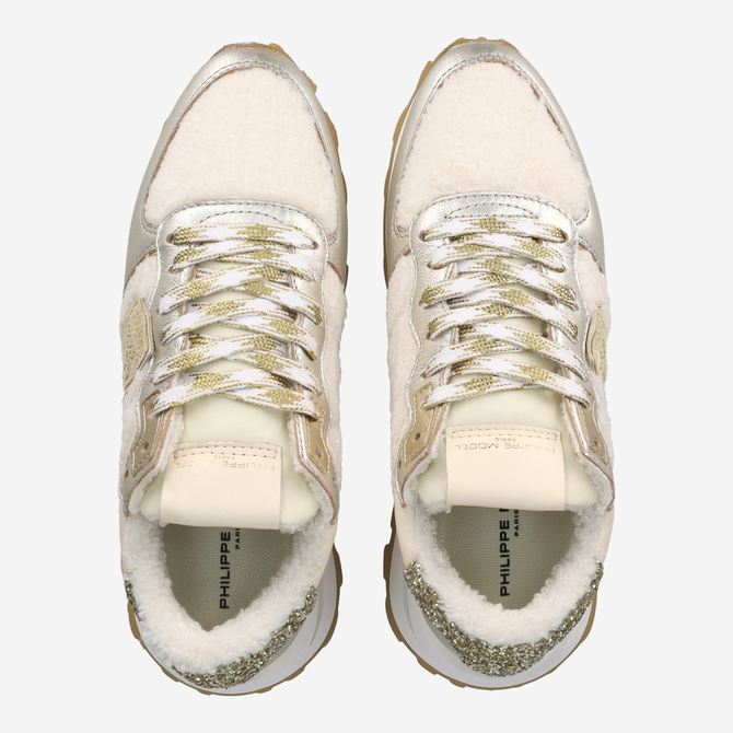 Philippe Model TROPEZ HAUTE LOW - Silber - Sohle