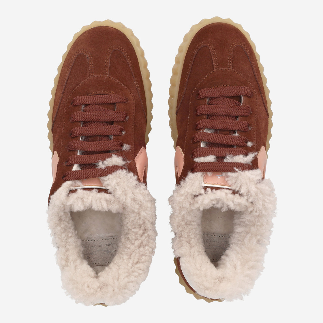 VOILE BLANCHE INES FUR - Boreaux/Rot-Braun - Sohle