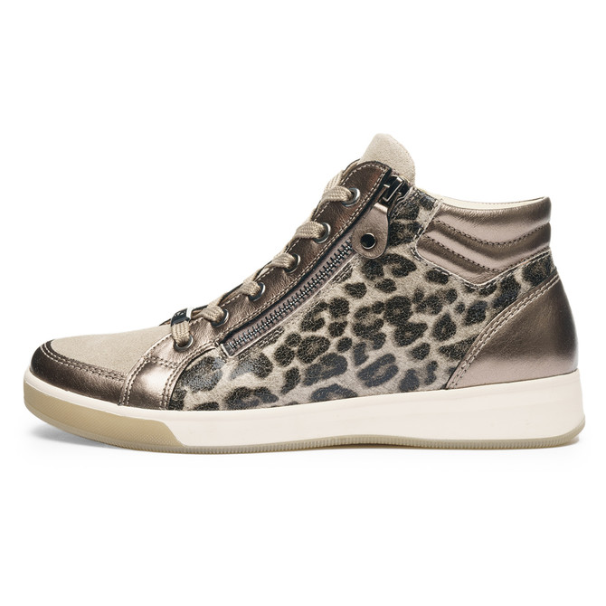 Ara ROM-ST-HIGH SOFT - Beige / Leo-Look - Sohle