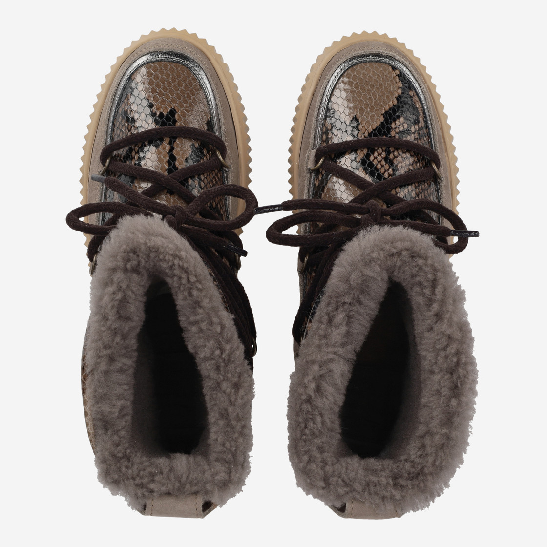 VOILE BLANCHE CORTINA FUR - Beige / Reptil - Sohle