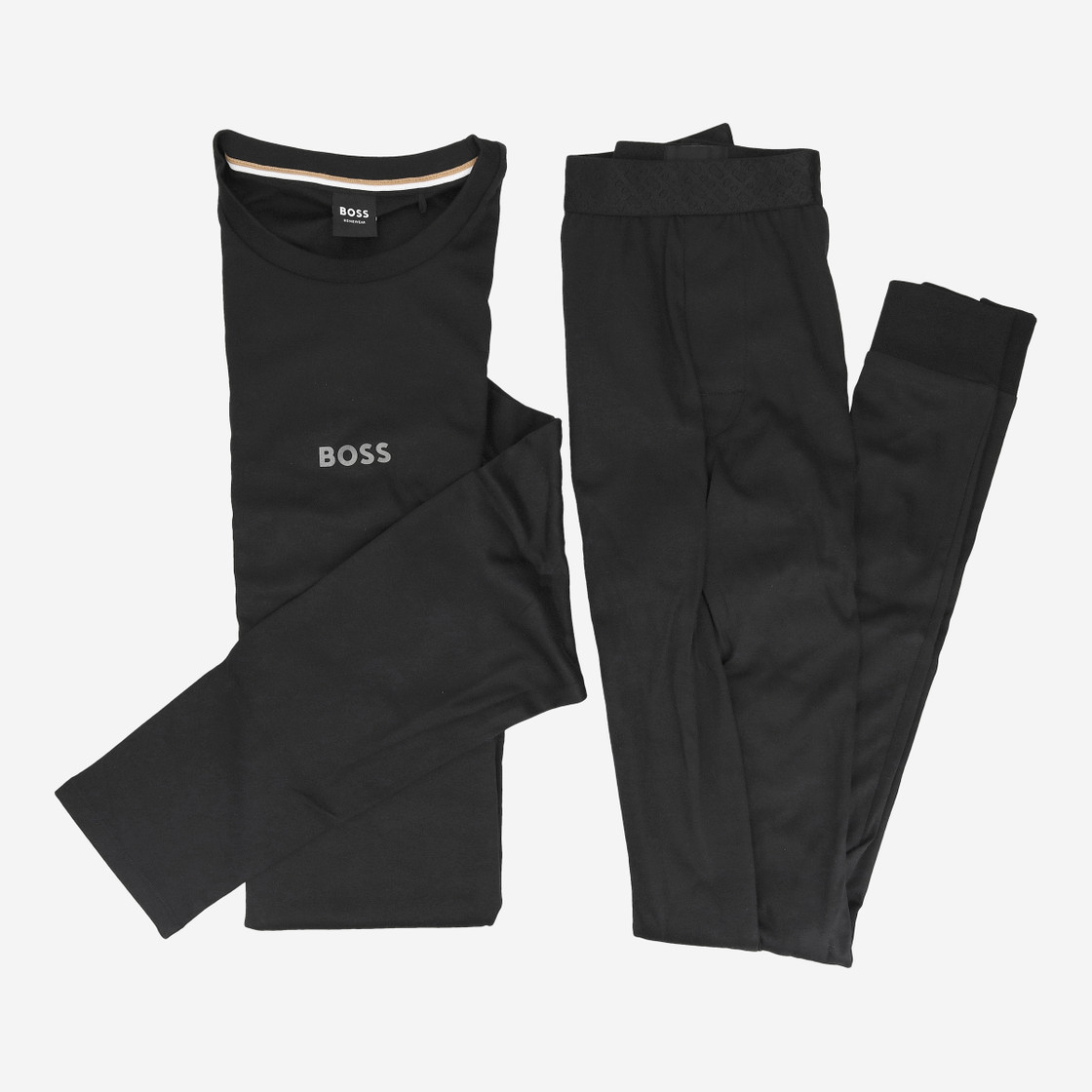 Boss Xmas Long Set - Schwarz - Sohle