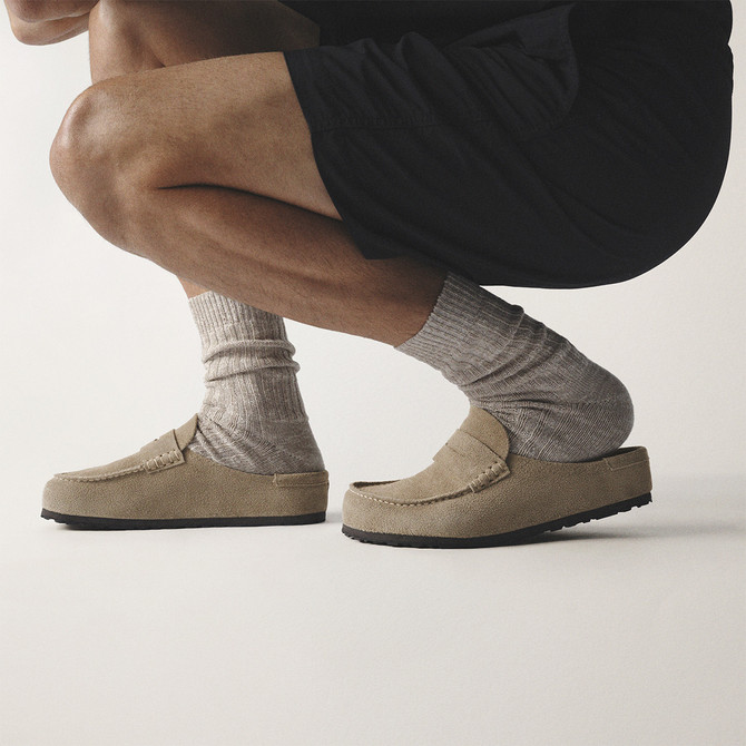 birkenstock NAPLES WRAPPED SUEDE - Beige - Sonderbild