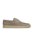 Clarks Lockford Boat - Grau - Rückansicht