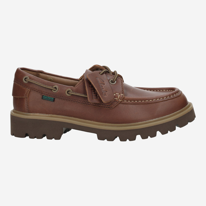 Clarks Cleyhill Boat - Braun - Rückansicht