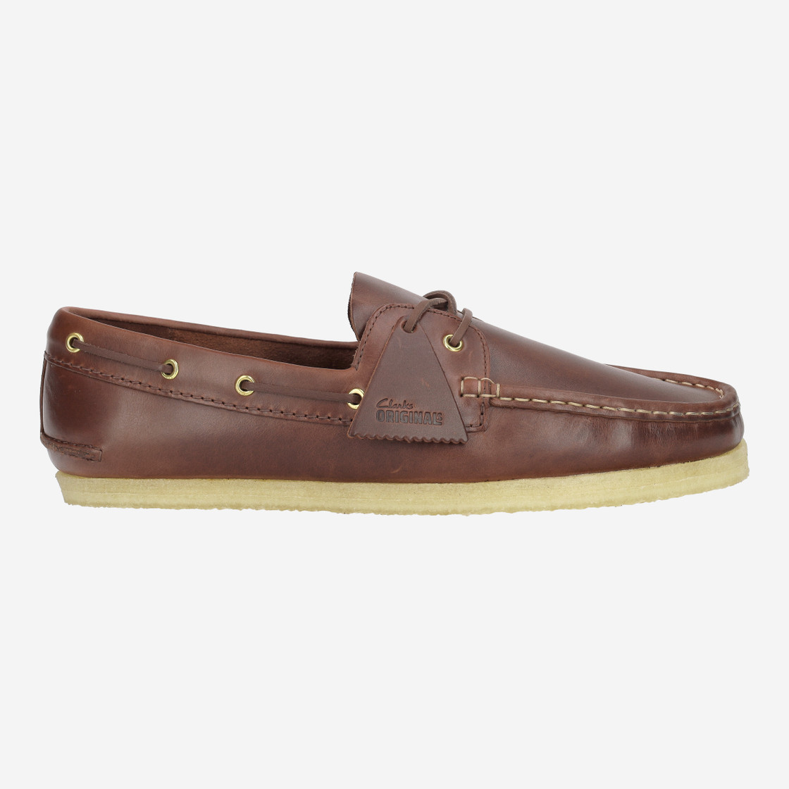 Clarks Godney Boat - Braun - Rückansicht