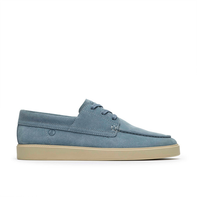 Clarks Lockford Boat - Blau, hell - Rückansicht