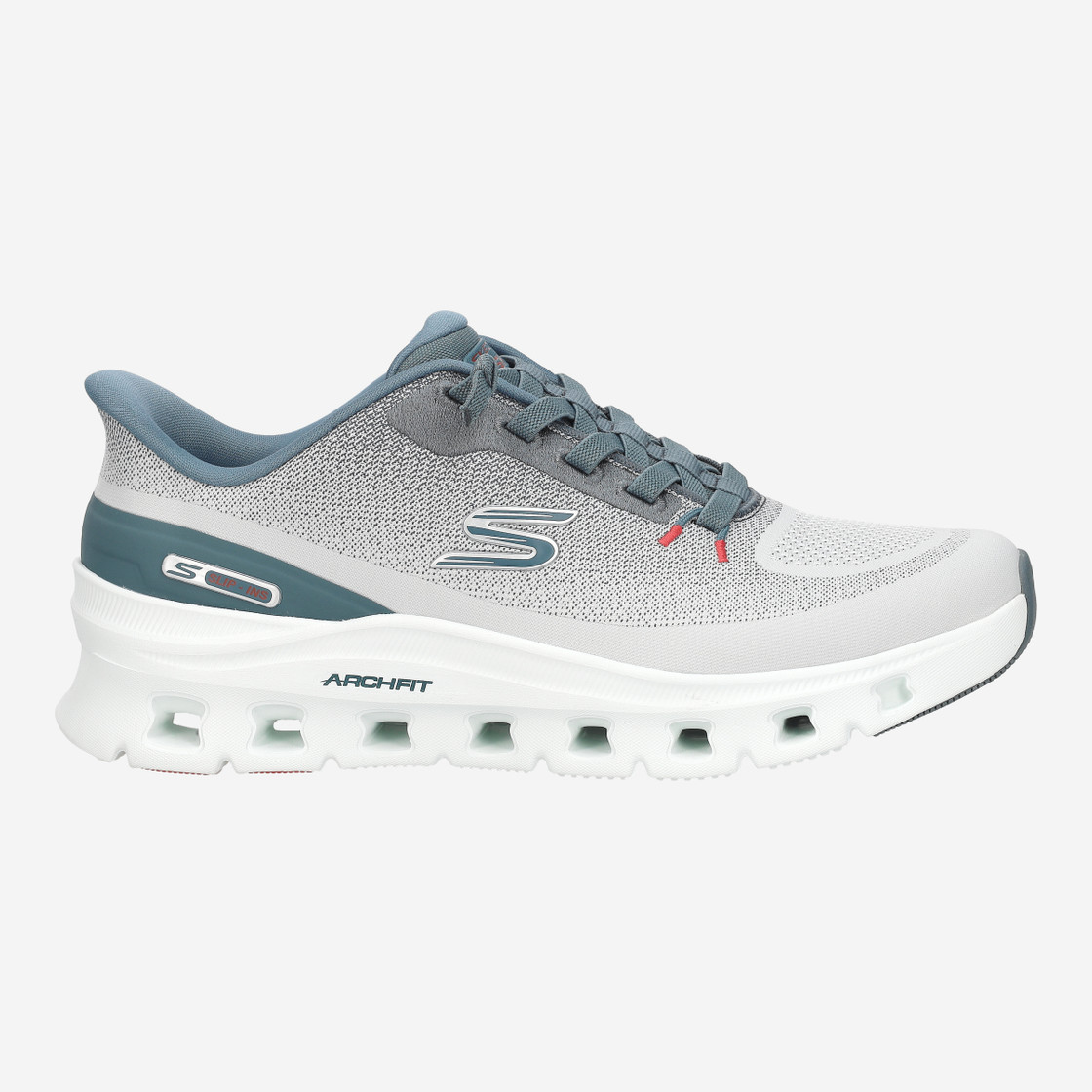 Skechers ARCH FIT GLIDE - Grau, kombiniert - Rückansicht