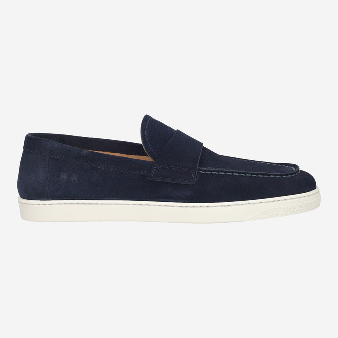 La Martina MOCASSINO UOMO - Blau - Rückansicht
