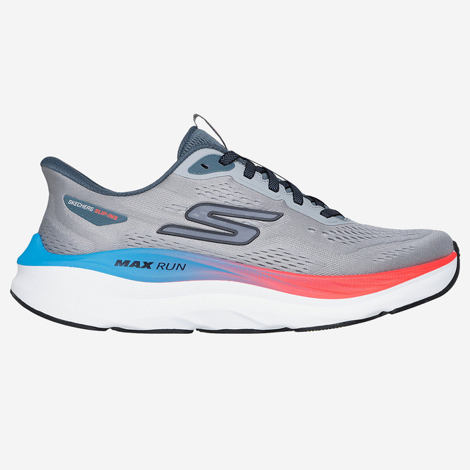 Skechers MAX RUN - Grau - Rückansicht